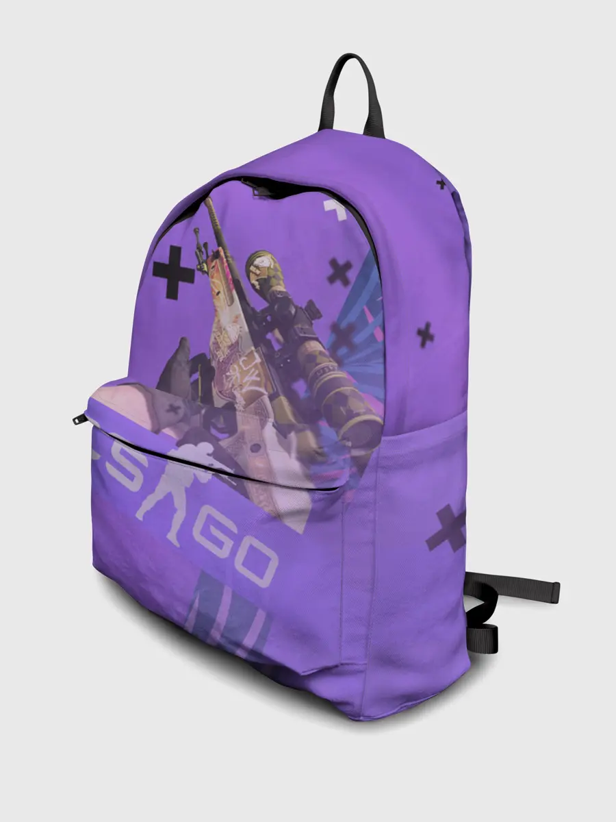 Рюкзак джинсовый / CS GO - Dragon lore | История о драконе