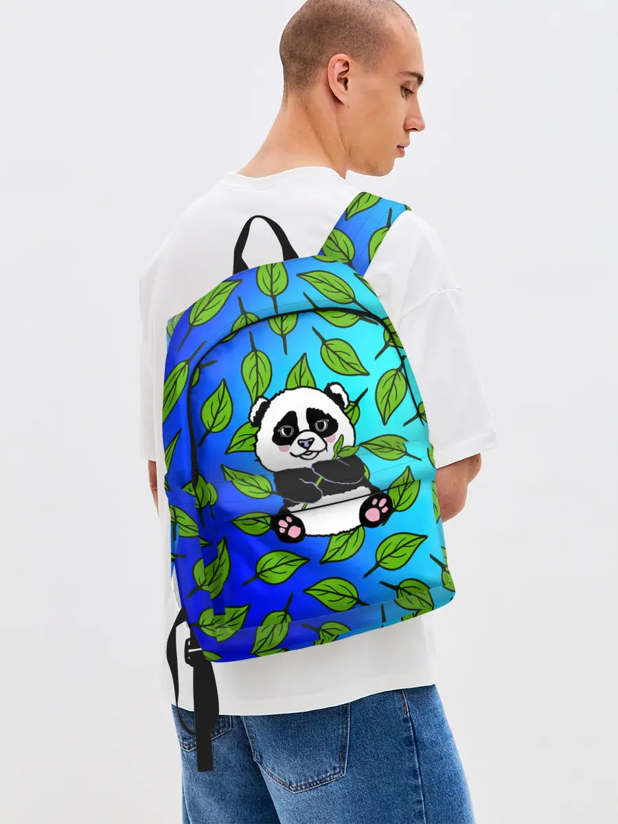 Рюкзак джинсовый / Панда