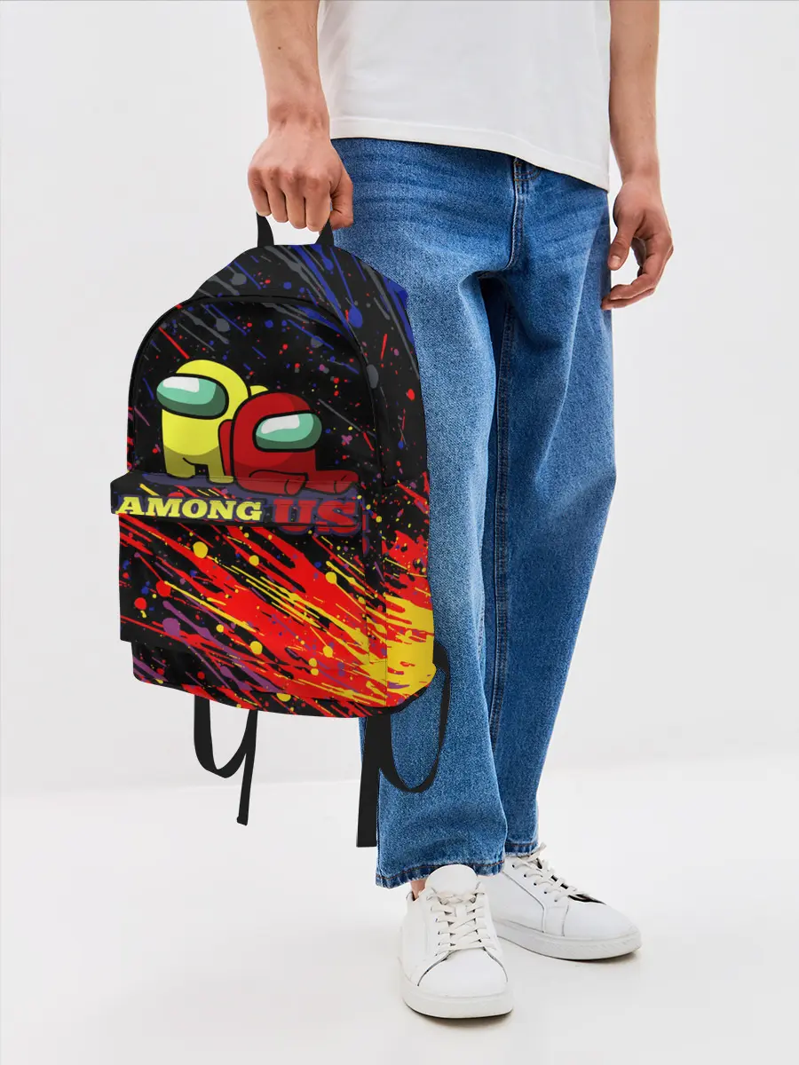 Рюкзак джинсовый / AMONG US.