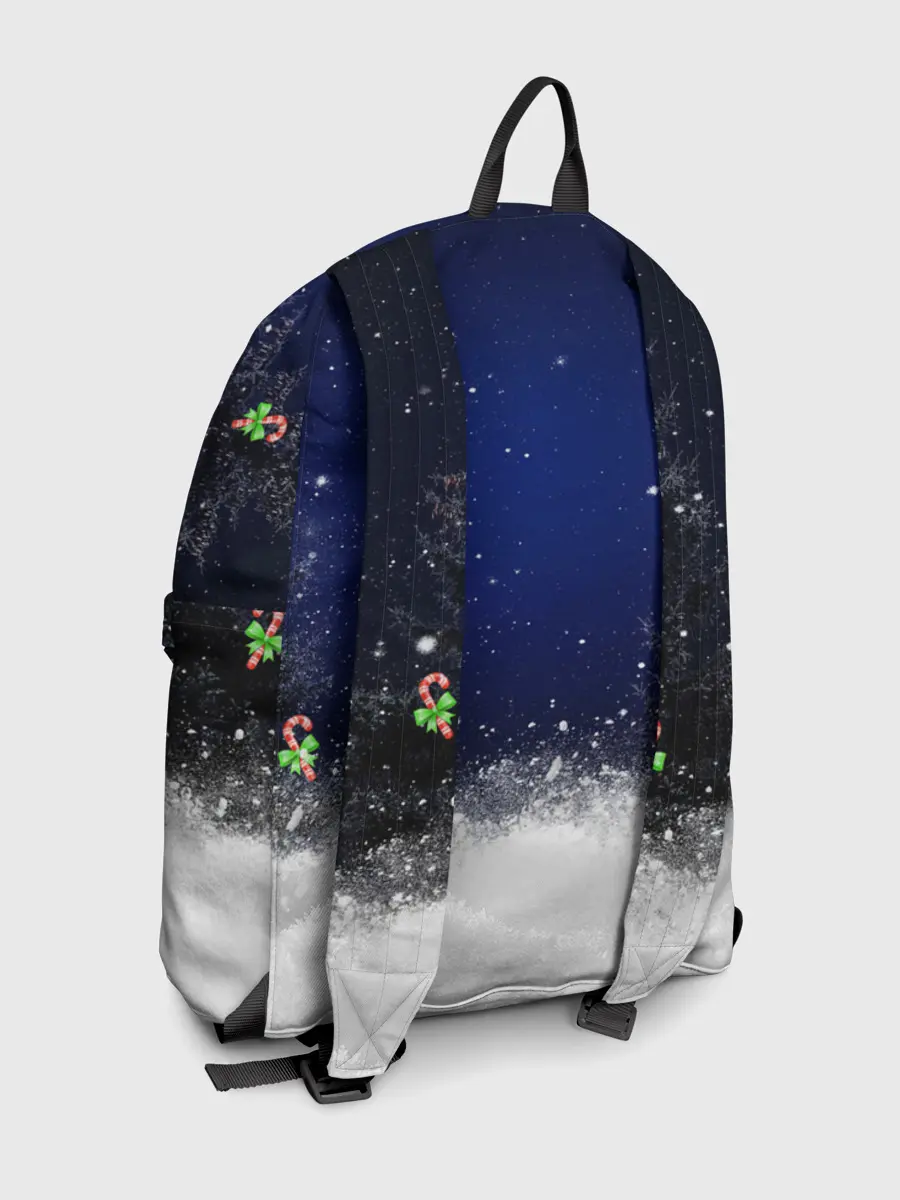 Рюкзак джинсовый / Новогодний Кот