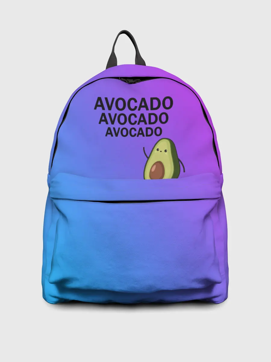 Рюкзак джинсовый / Авокадо