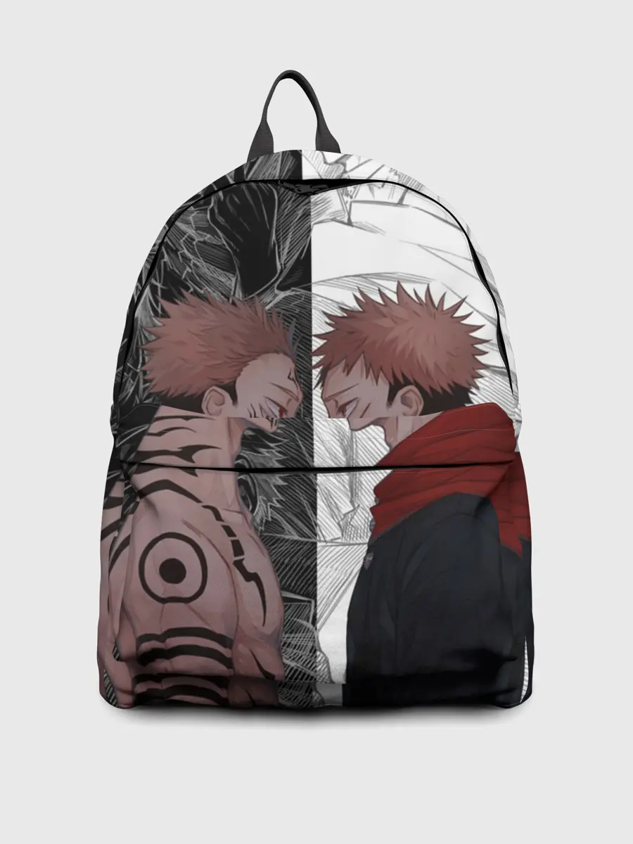 Рюкзак джинсовый / Jujutsu Kaisen Сукуна х Юдзи