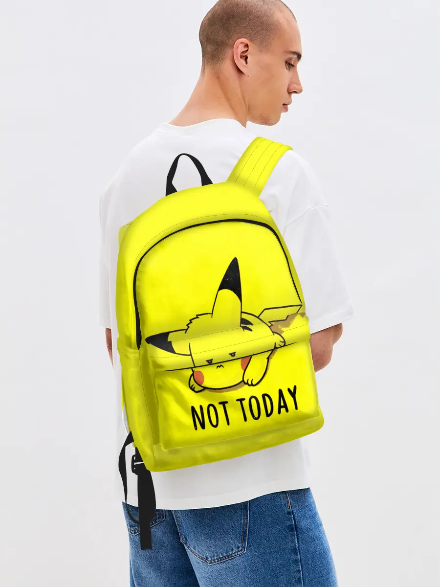 Рюкзак джинсовый / Пикачу лень