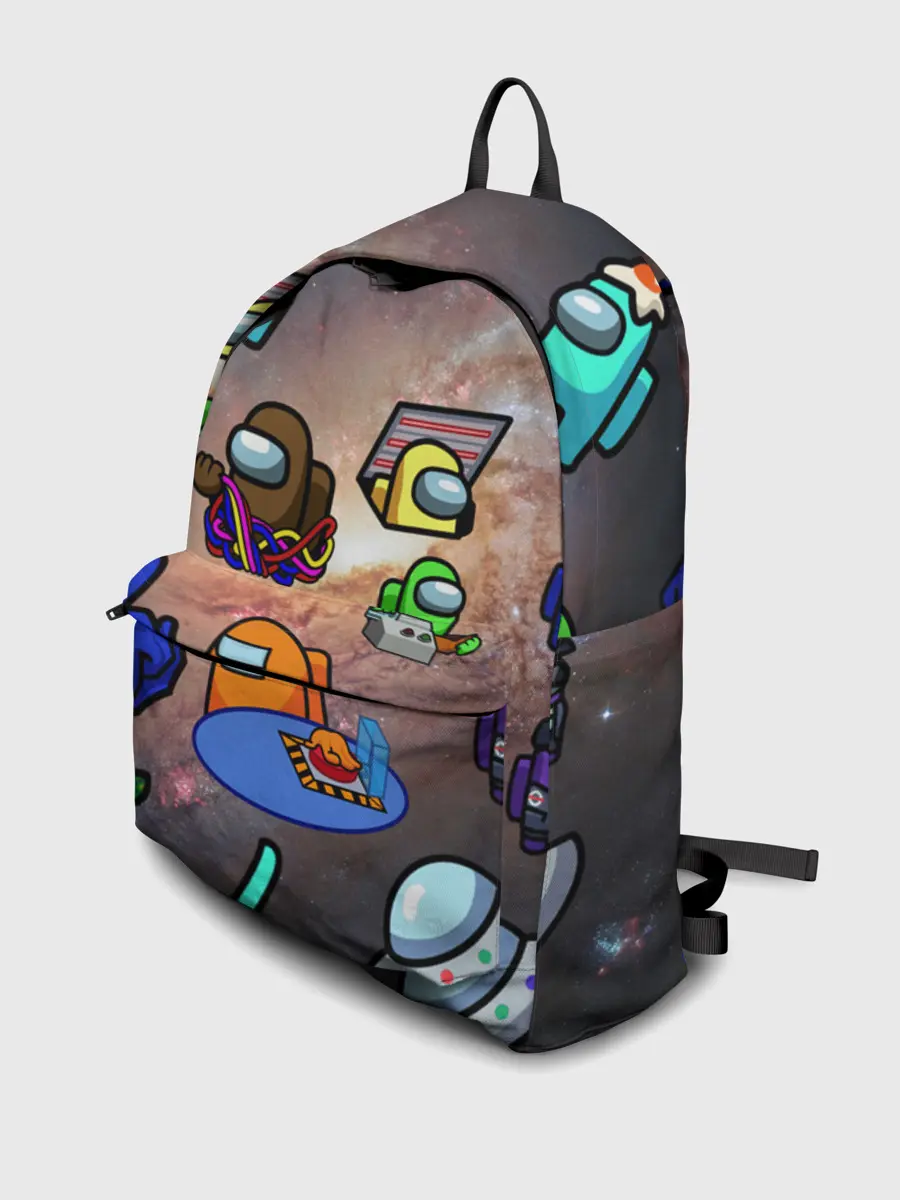 Рюкзак джинсовый / Among Us Чёрная дыра