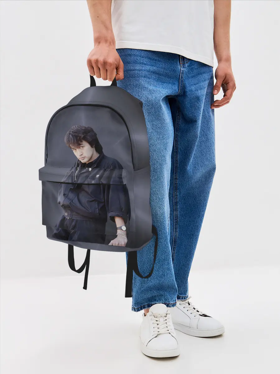 Рюкзак джинсовый / Виктор Цой.