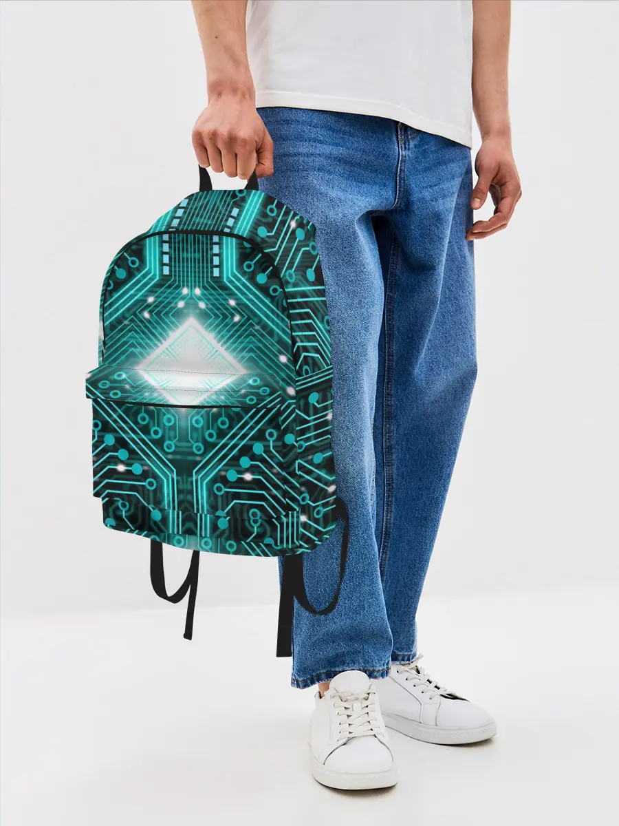 Рюкзак джинсовый / Схема