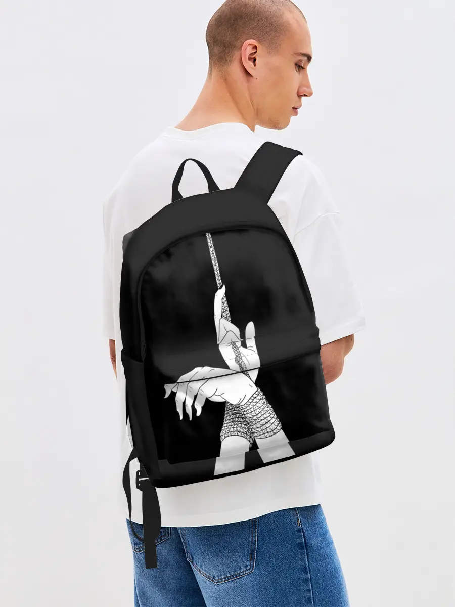 Рюкзак джинсовый / Связанные руки эстетика