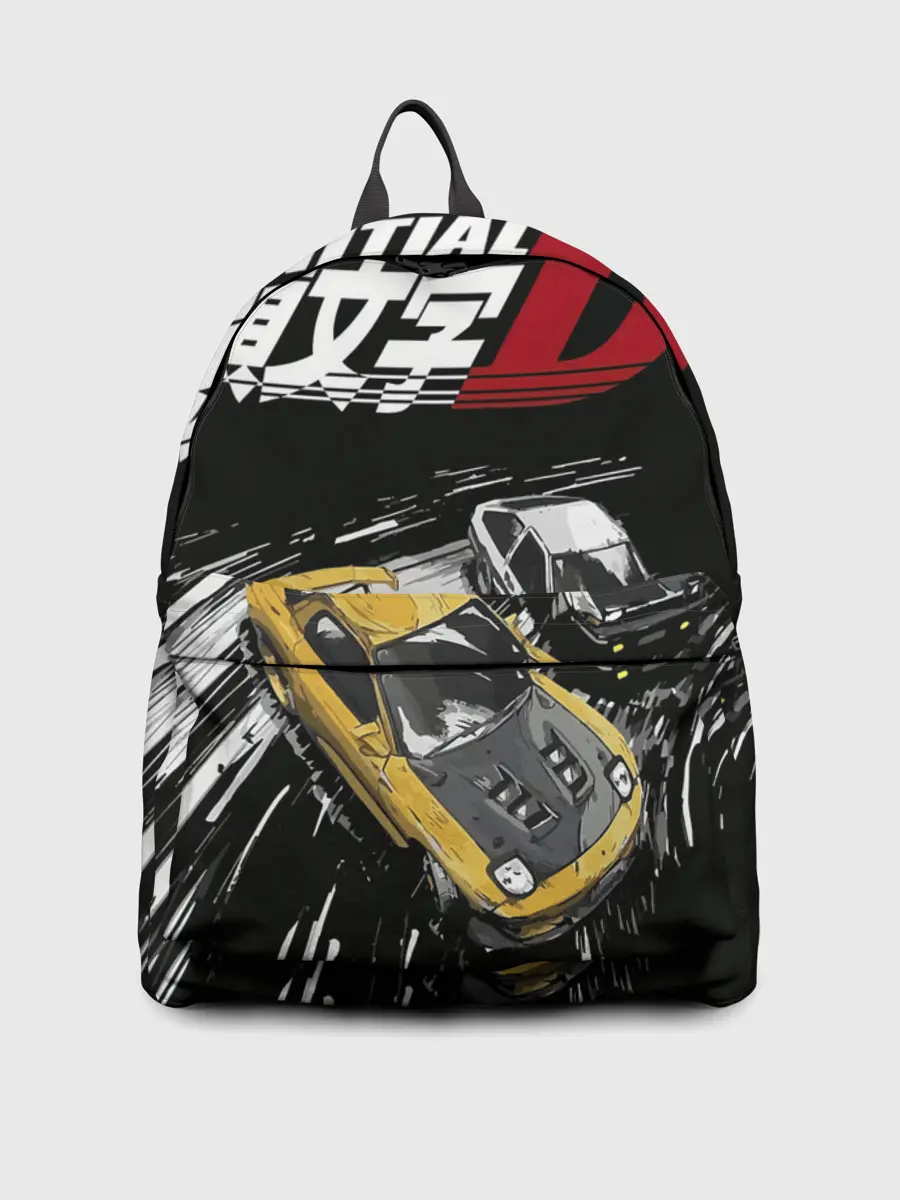 Рюкзак джинсовый / Initial D две машины