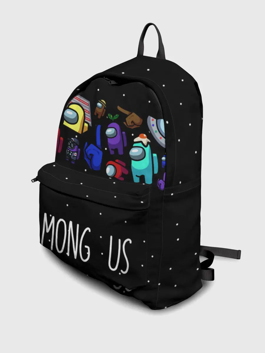 Рюкзак джинсовый / Among Us Звёзды