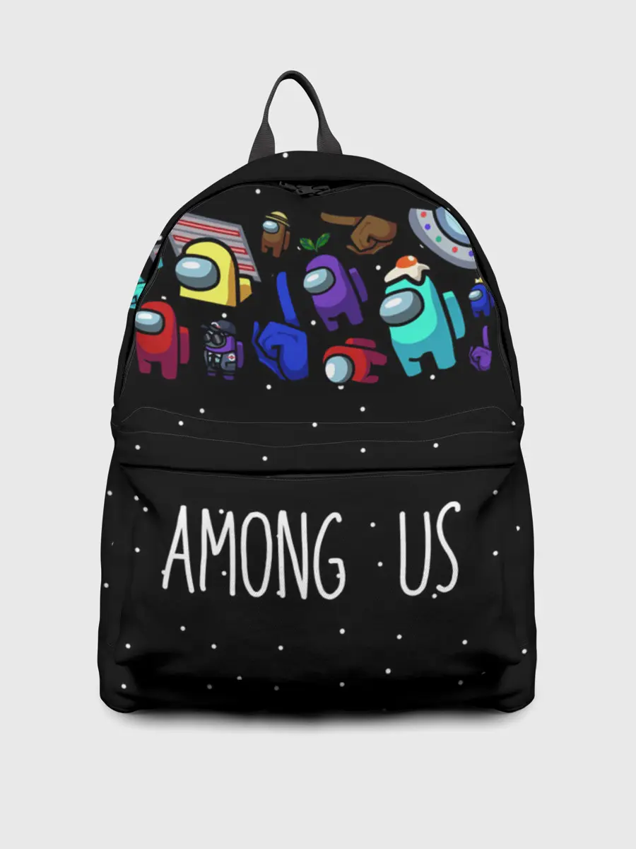 Рюкзак джинсовый / Among Us Звёзды