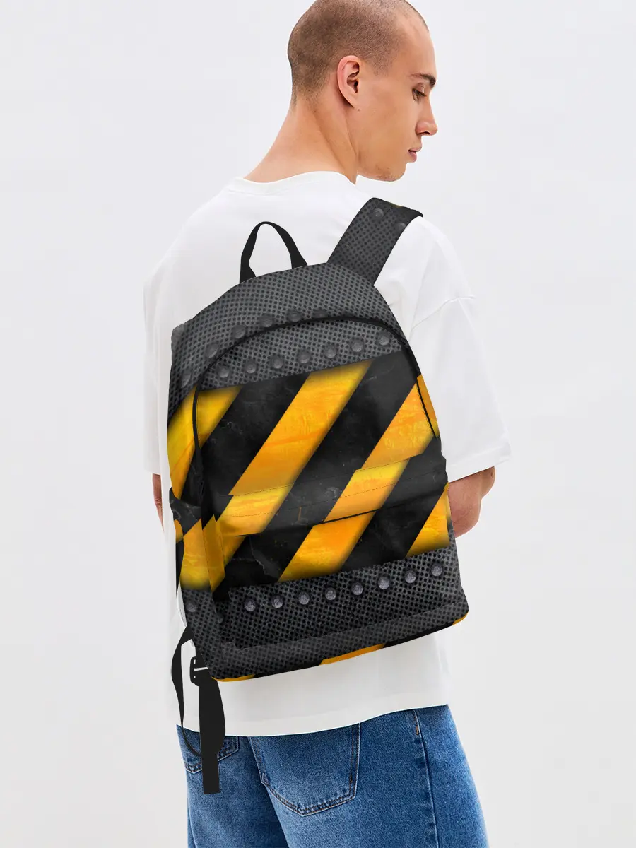 Рюкзак джинсовый / Металлическая преграда