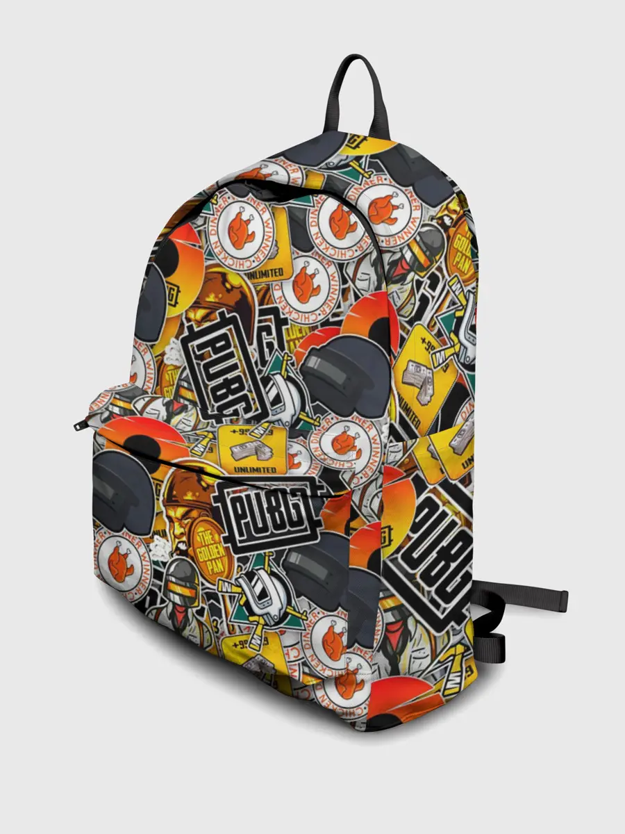 Рюкзак джинсовый / PUBG STICKER