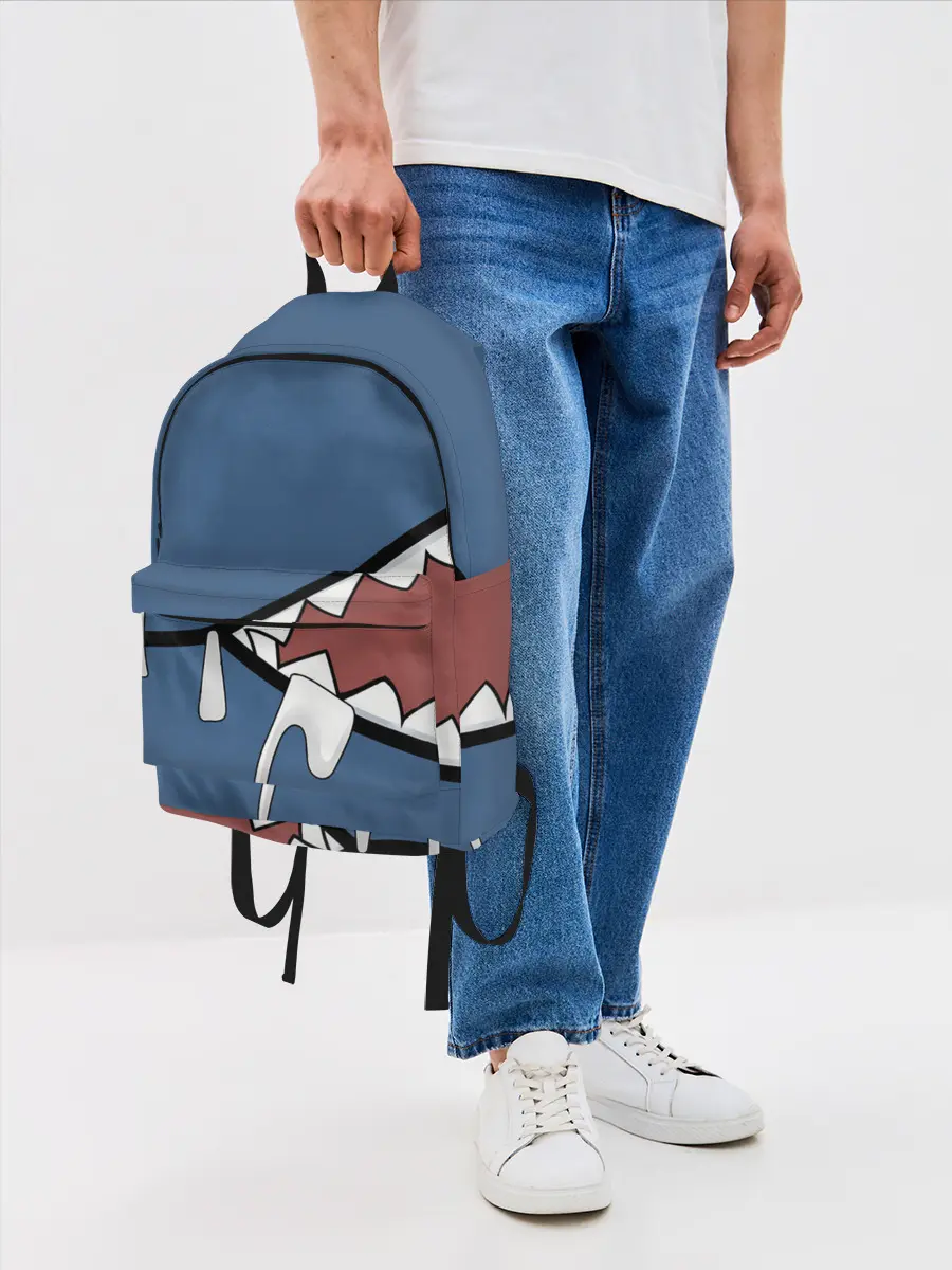 Рюкзак джинсовый / Акула gawr gura