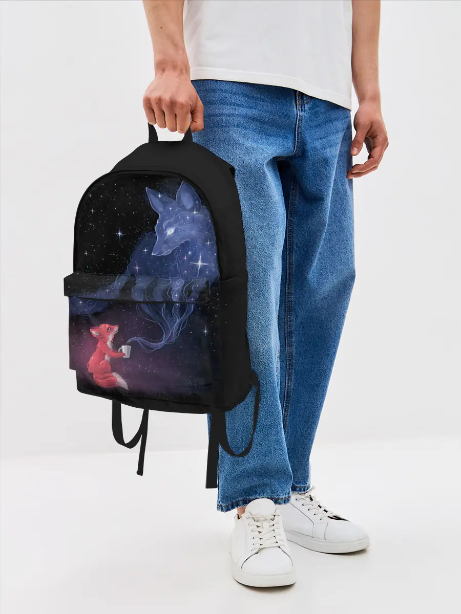 Рюкзак джинсовый / Лиса и ее дух