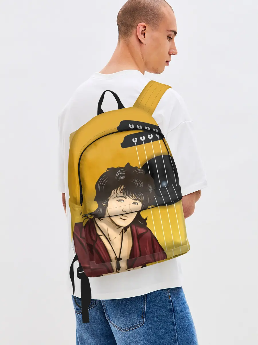 Рюкзак джинсовый / Виктор Робертович Цой