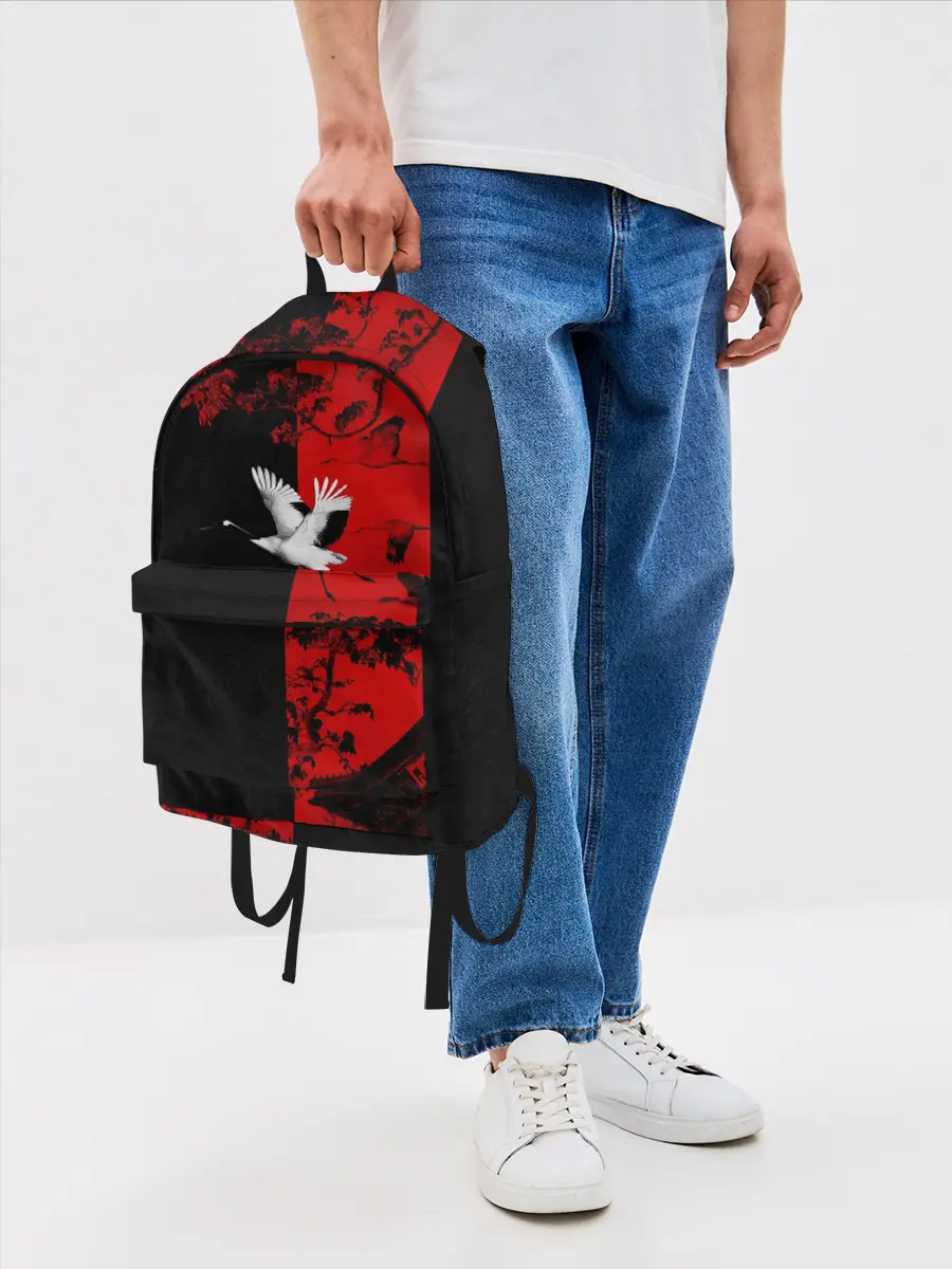 Рюкзак джинсовый / ЖУРАВЛЬ