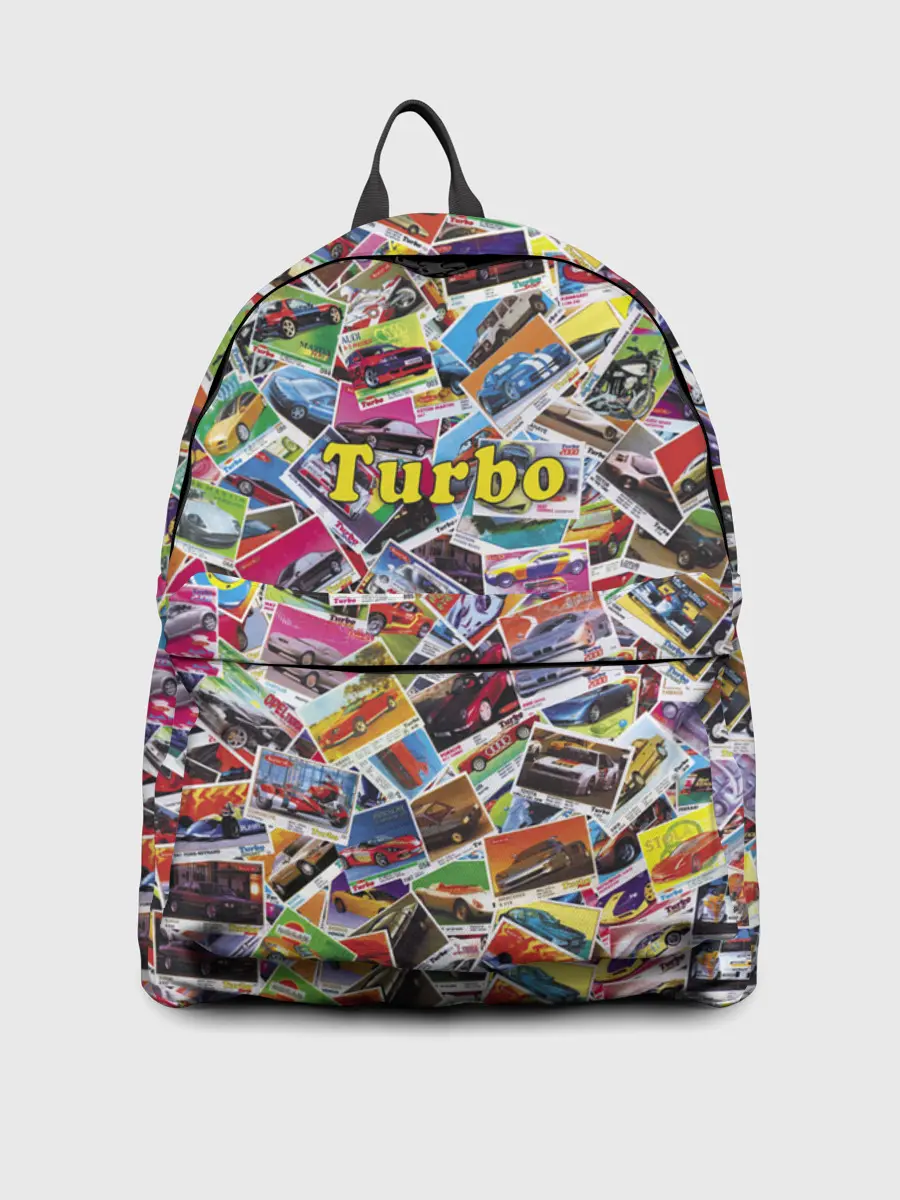 Рюкзак джинсовый / Коллекция вкладышей Turbo