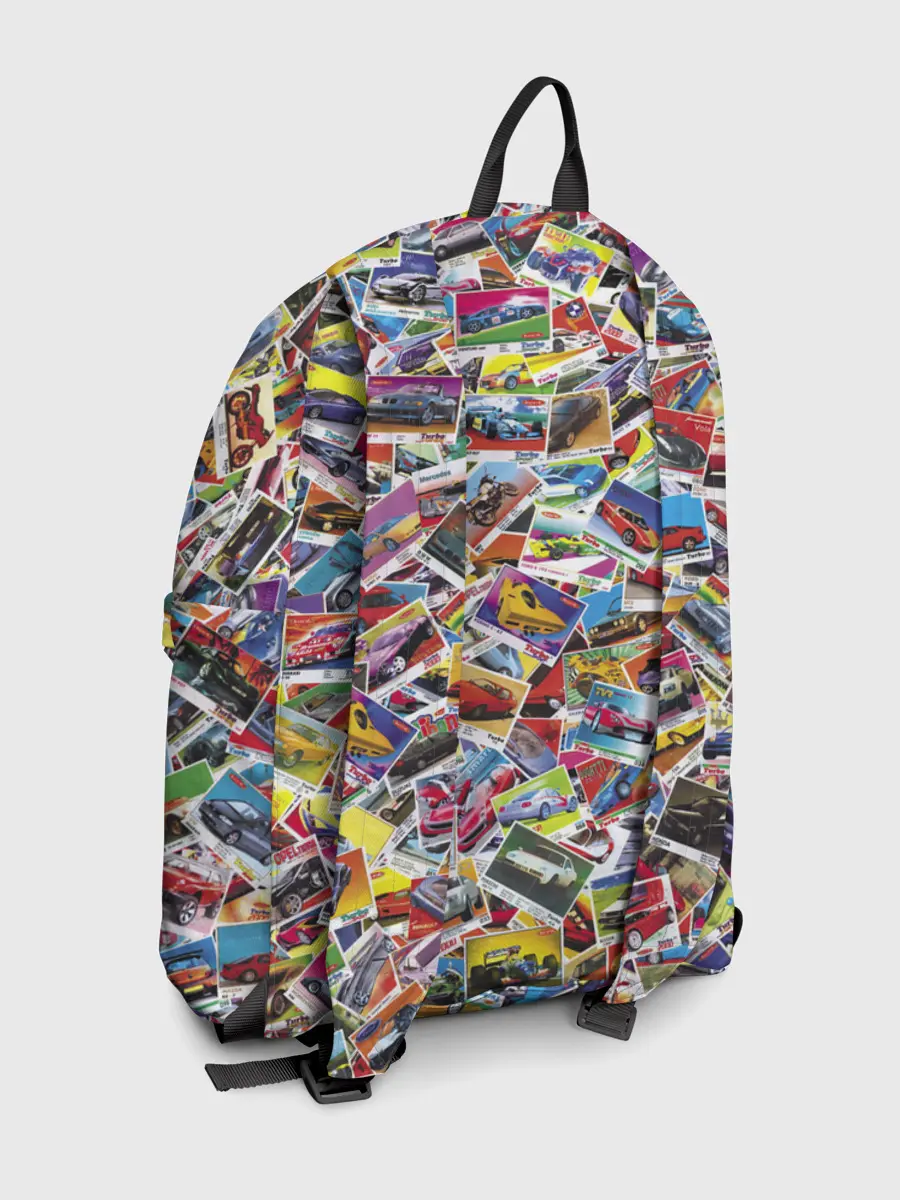 Рюкзак джинсовый / Коллекция вкладышей Turbo