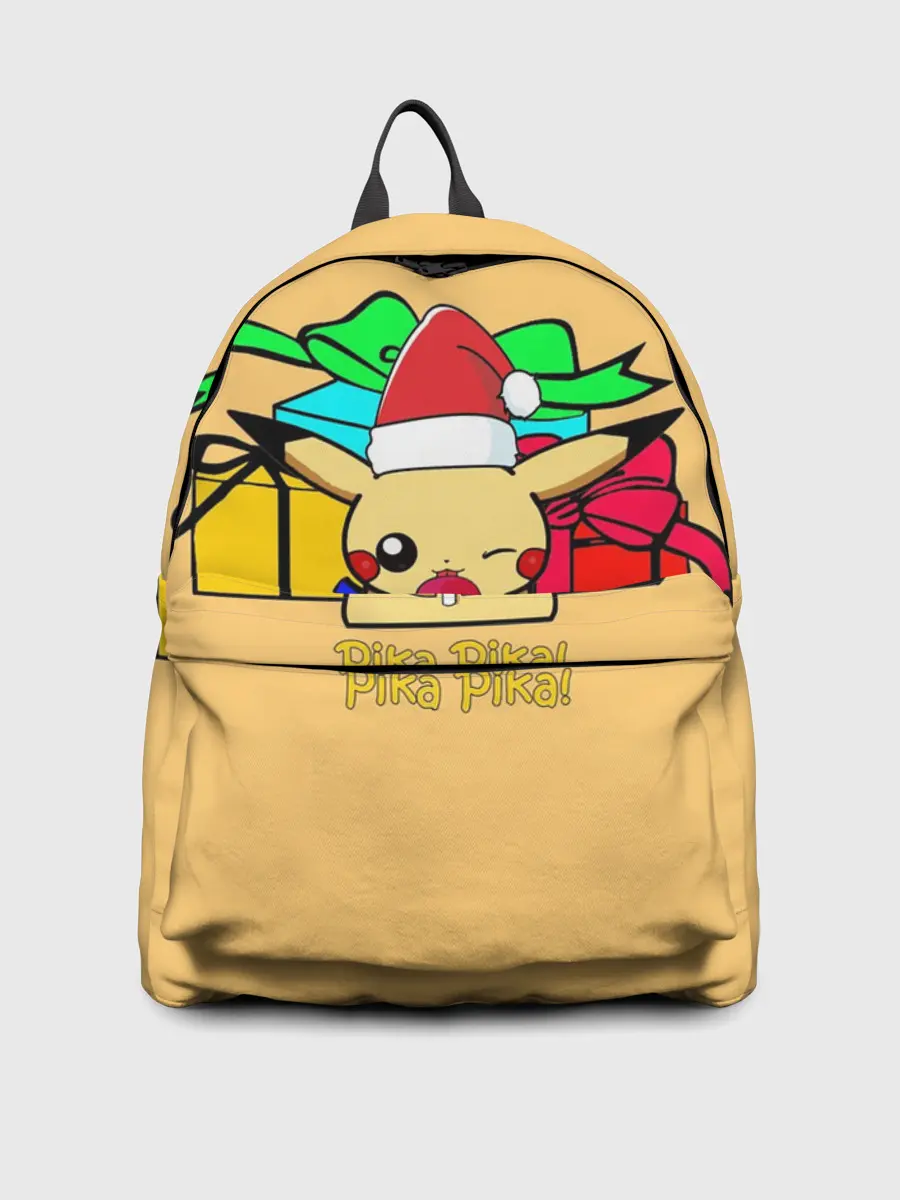 Рюкзак джинсовый / New Year Pikachu