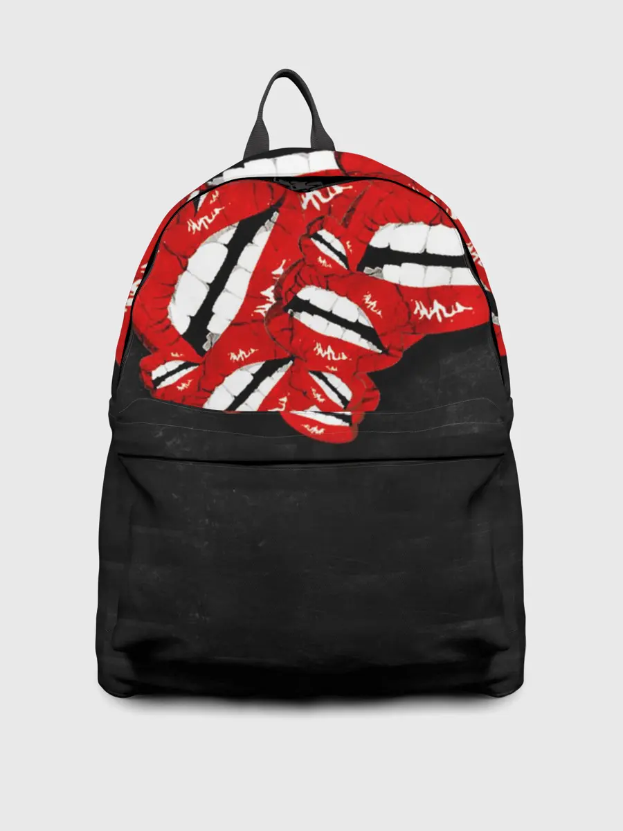 Рюкзак джинсовый / Губы