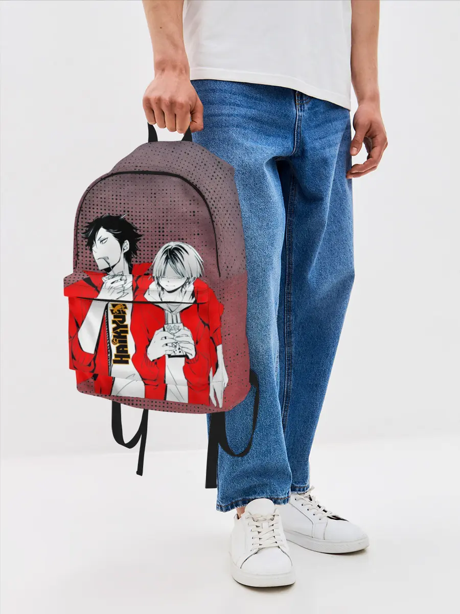 Рюкзак джинсовый / Haikyuu Шоё Хината