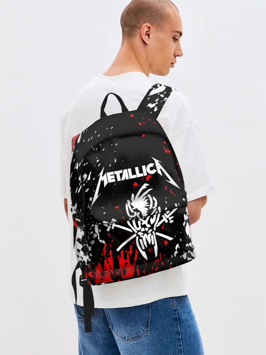 Рюкзак джинсовый / METALLICA