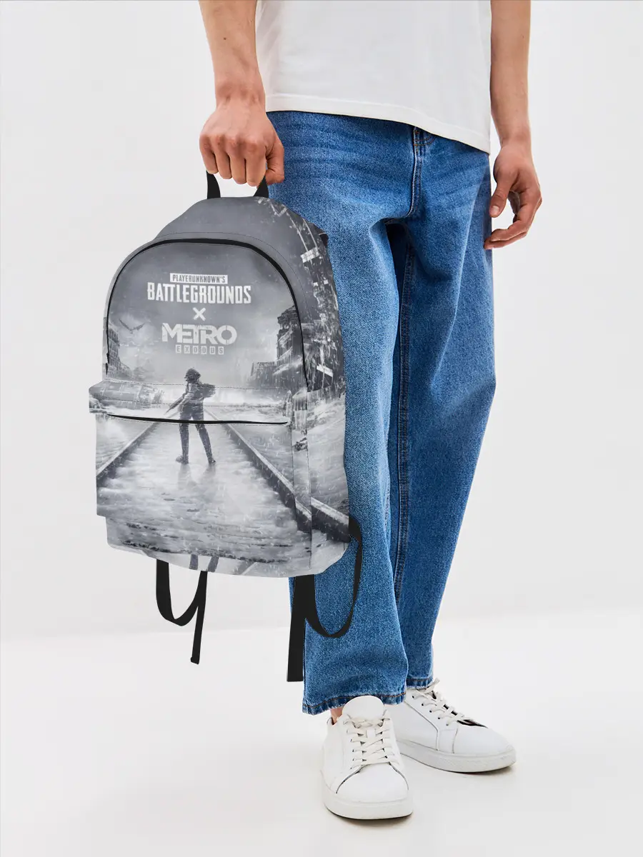 Рюкзак джинсовый / PUBG x METRO Exodus
