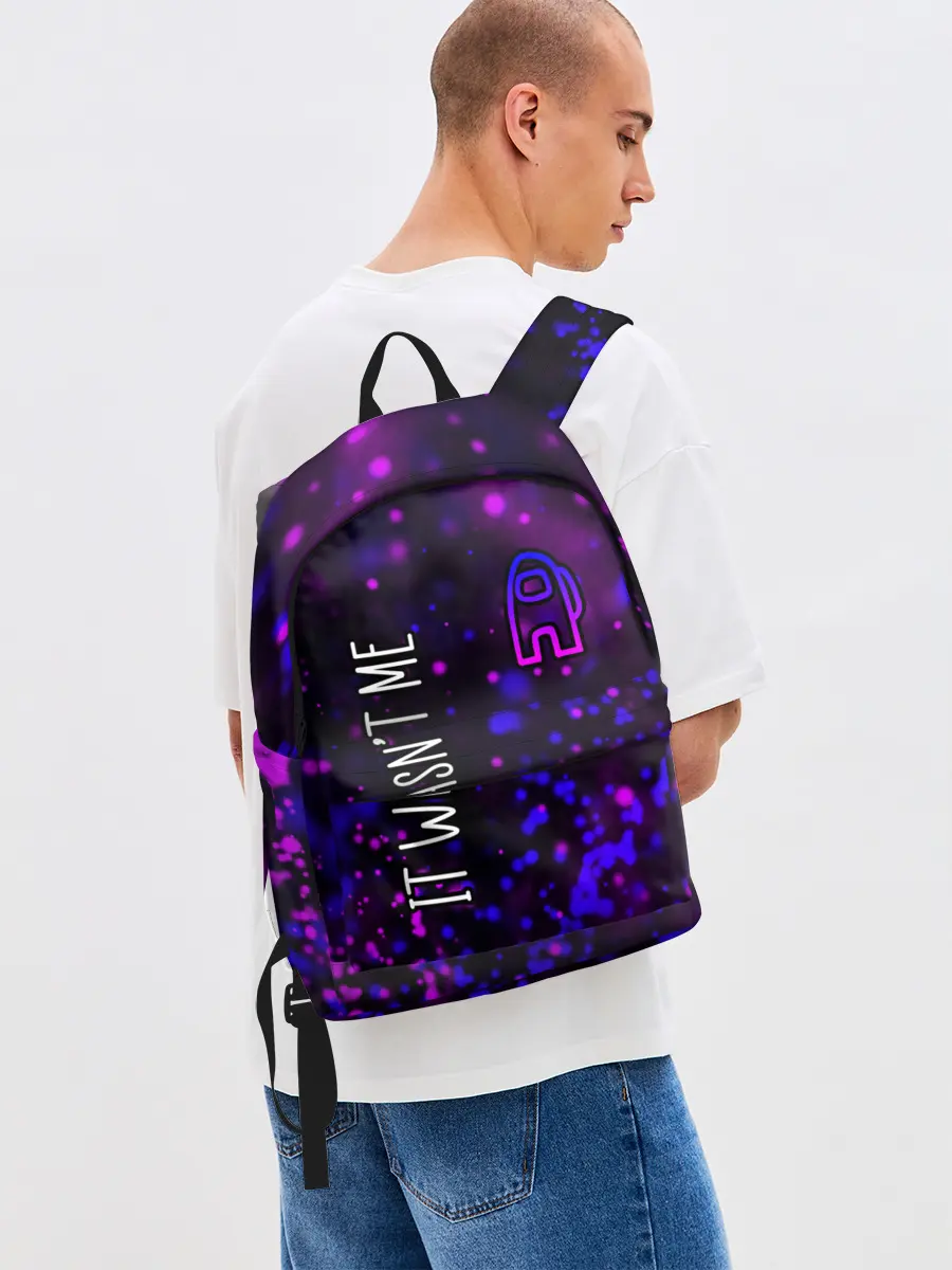 Рюкзак джинсовый / AMONG US / АМОНГ АС