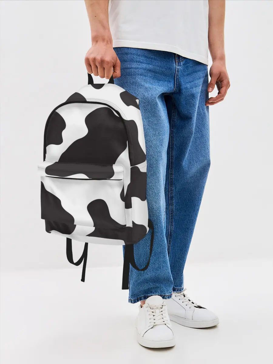 Рюкзак джинсовый / корова