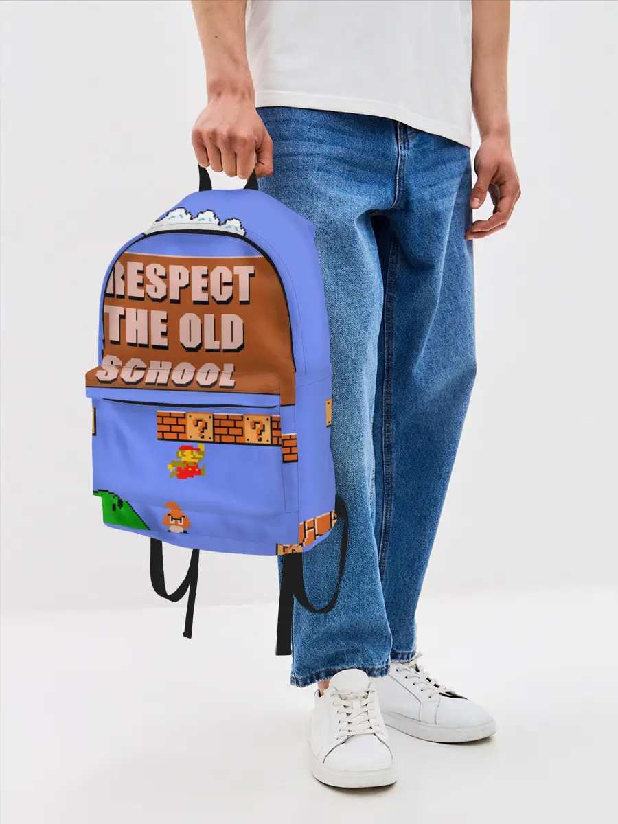 Рюкзак джинсовый / Марио