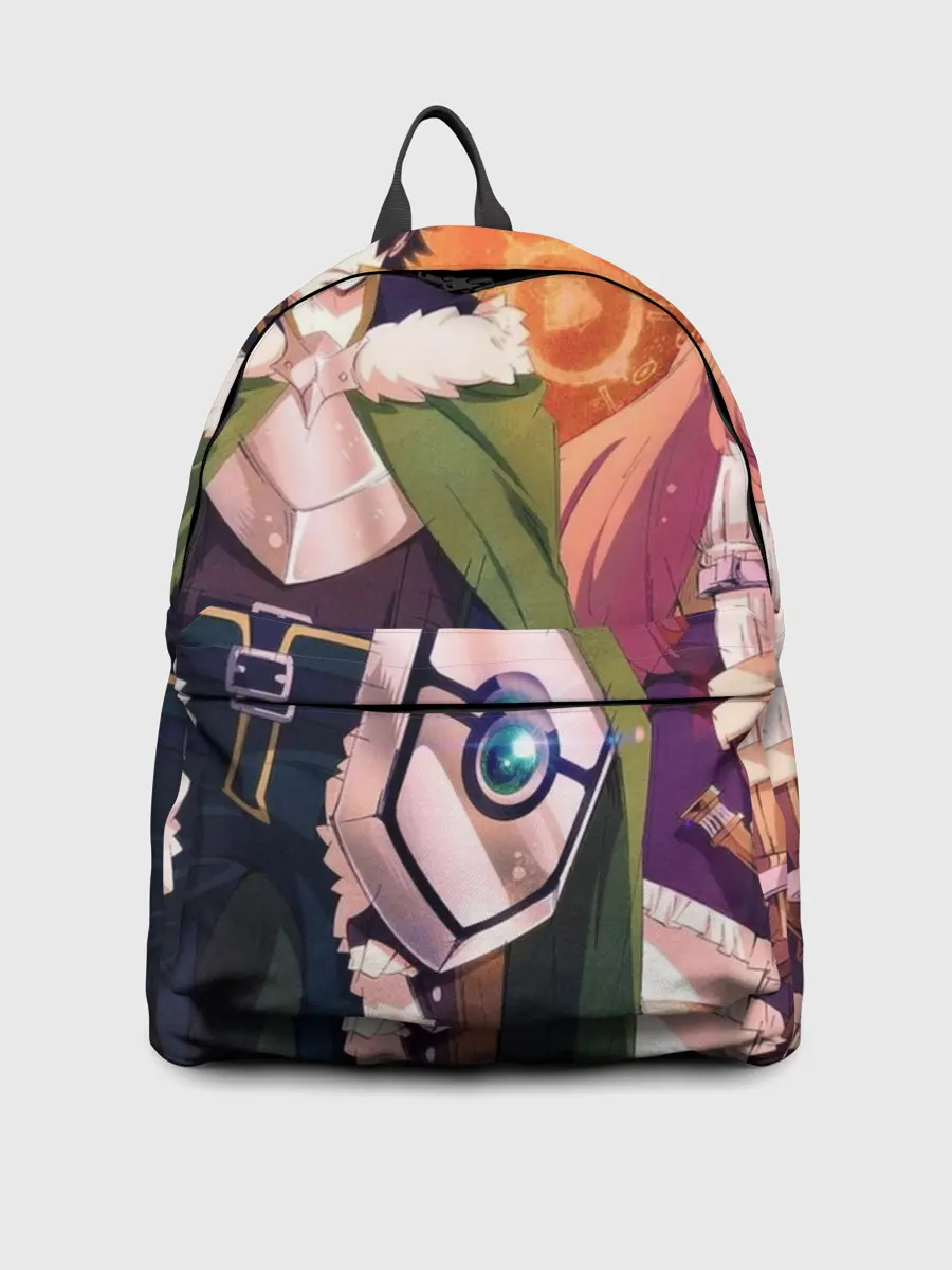 Рюкзак джинсовый / восхождение героя щита