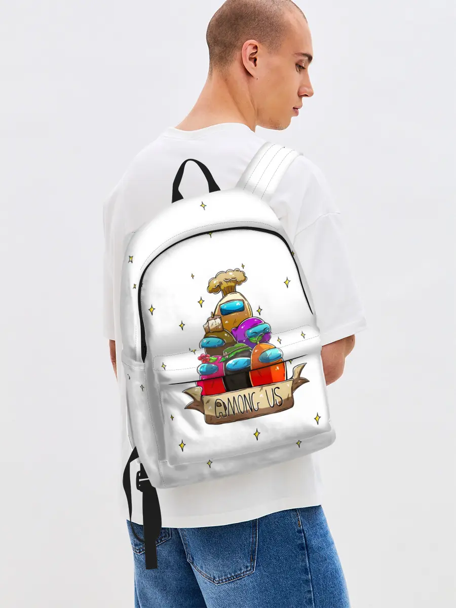 Рюкзак джинсовый / Among Us