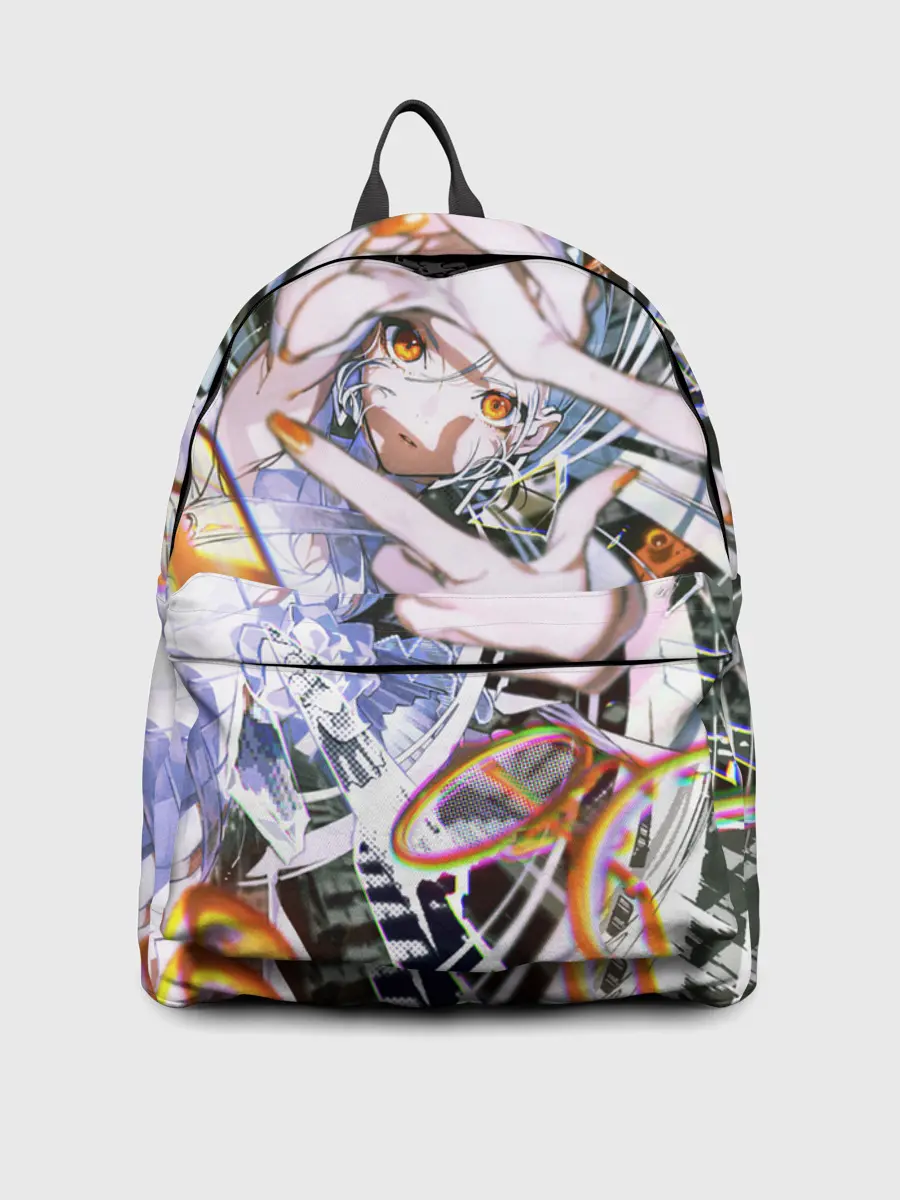 Рюкзак джинсовый / Anime girl art