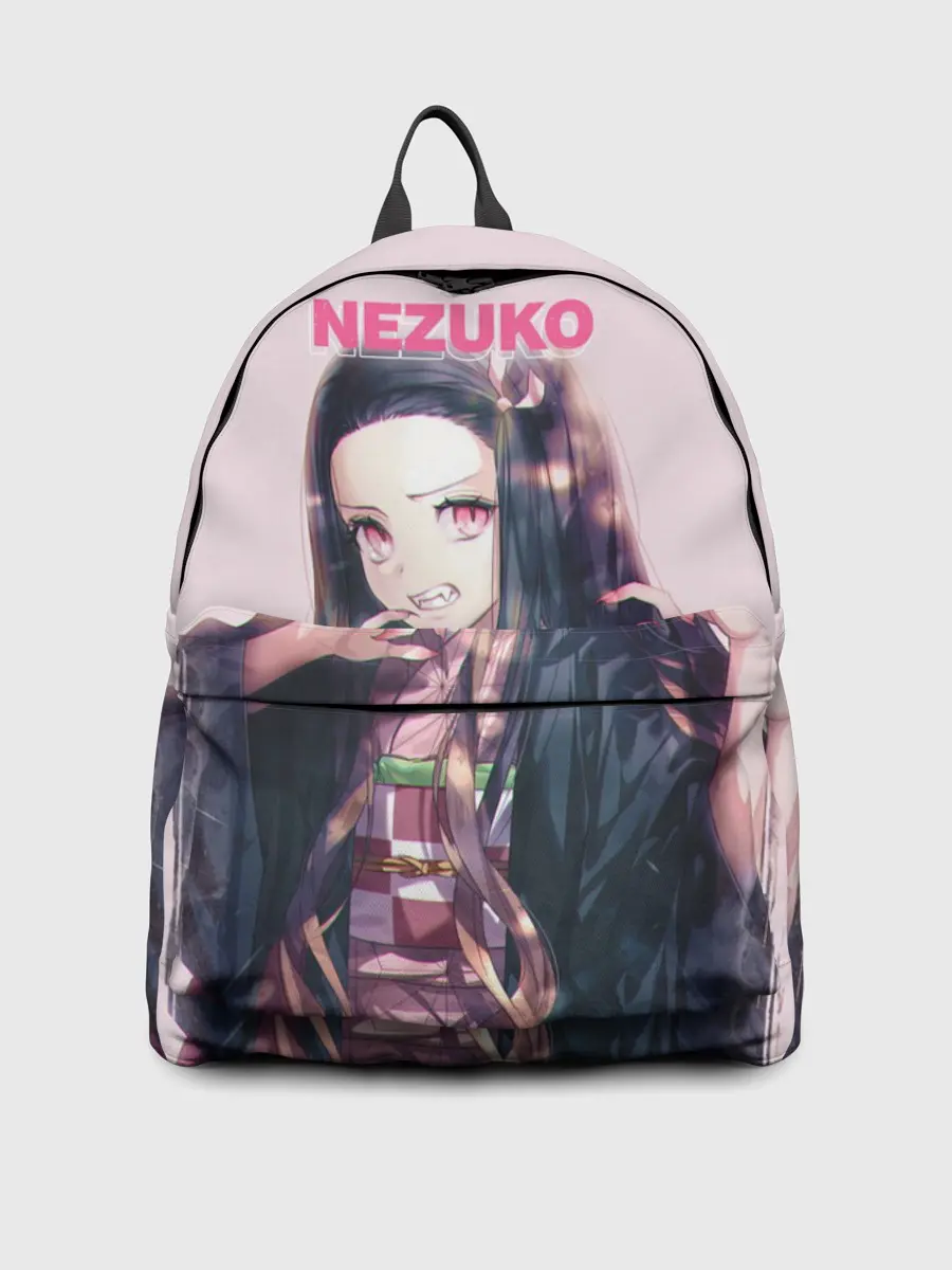 Рюкзак джинсовый / Незуко зубы