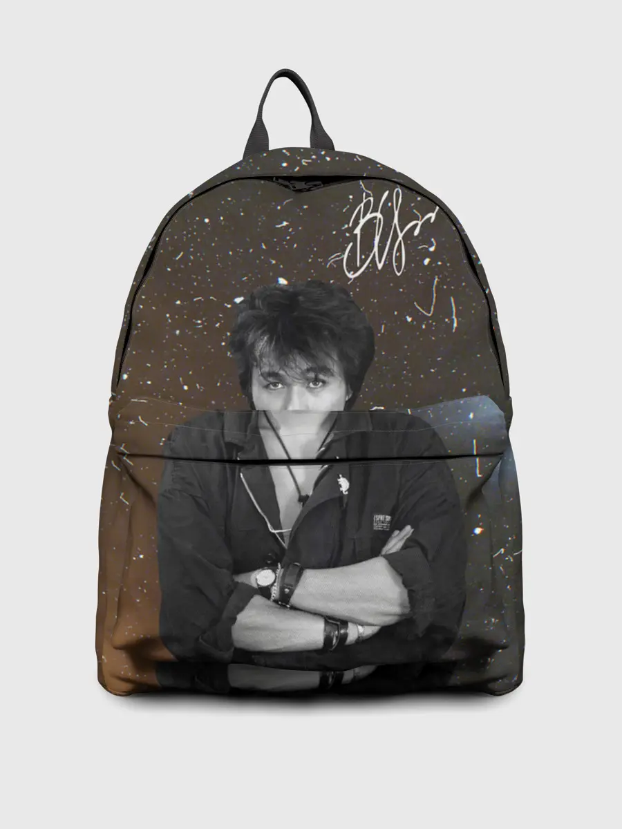 Рюкзак джинсовый / ВИКТОР ЦОЙ.