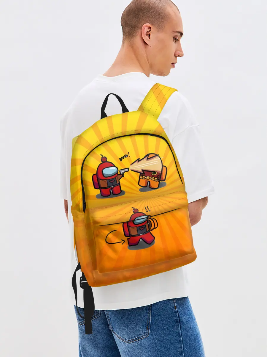 Рюкзак джинсовый / Among Us