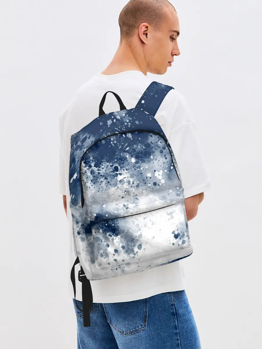 Рюкзак джинсовый / Чернильные капли