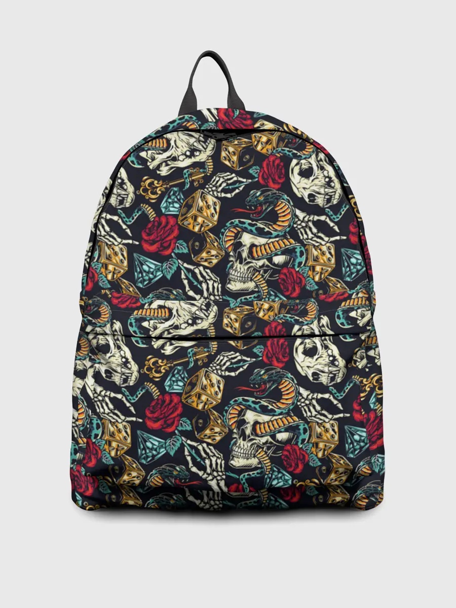 Рюкзак джинсовый / Hardcore tattoo