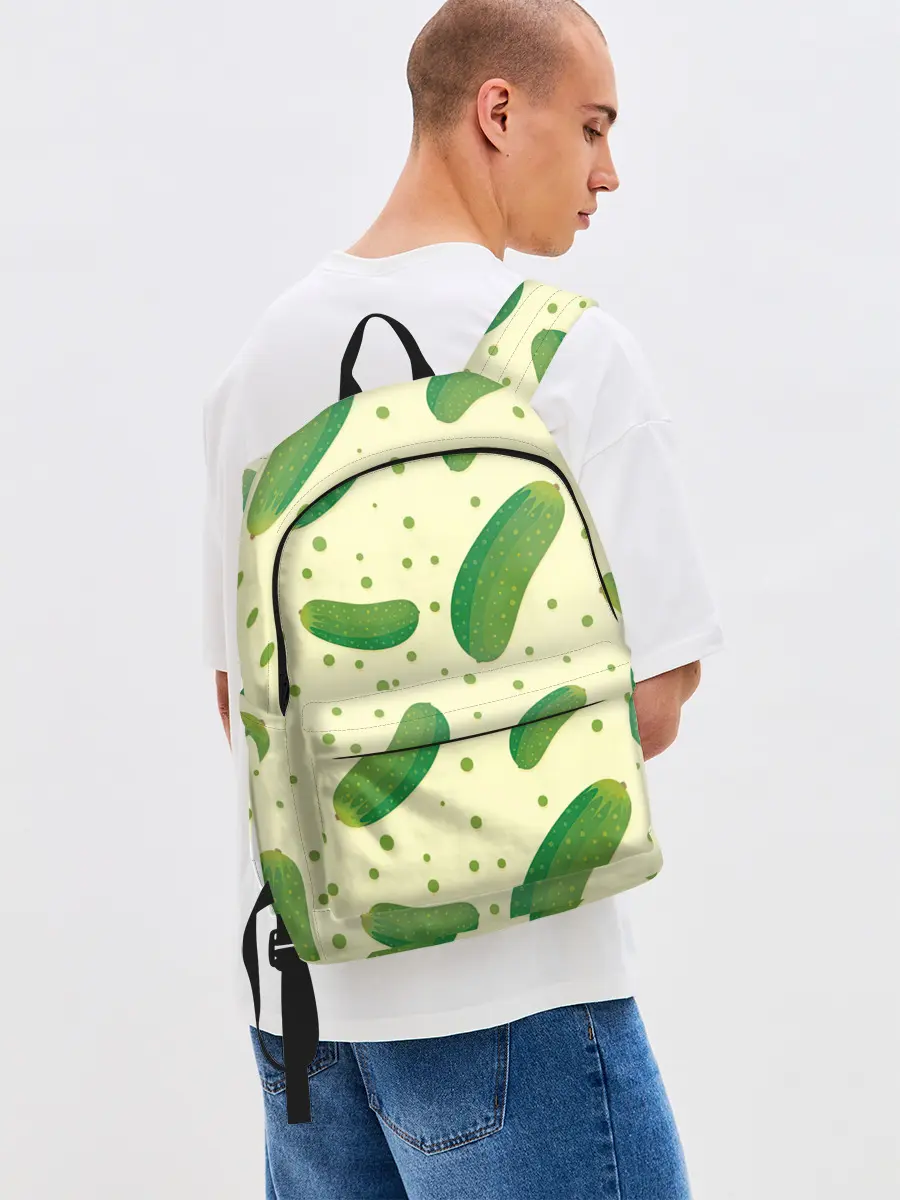 Рюкзак джинсовый / Огурчики