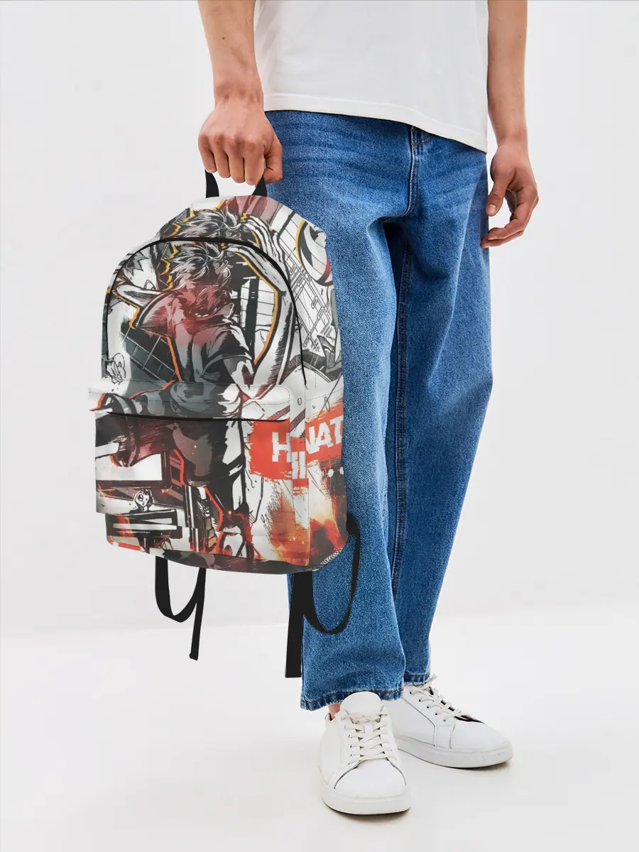 Рюкзак джинсовый / Haikyu Haikyuu Haikuu