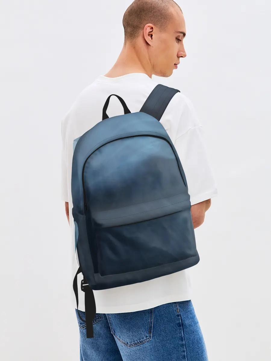 Рюкзак джинсовый / Дымчатый