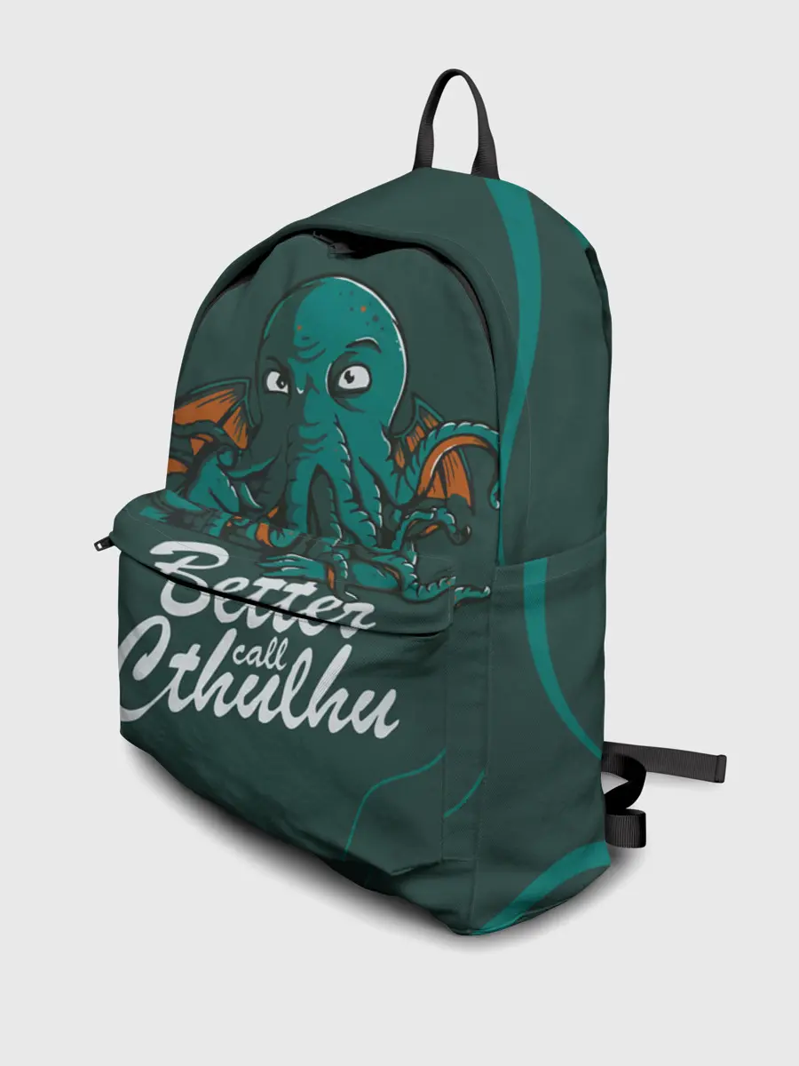 Рюкзак джинсовый / Лучше звоните Ктулху