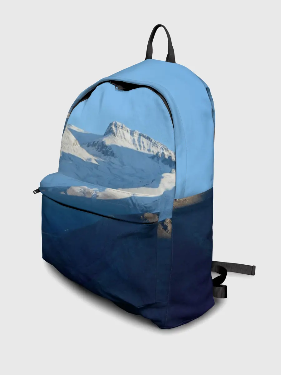Рюкзак джинсовый / Снежные горы