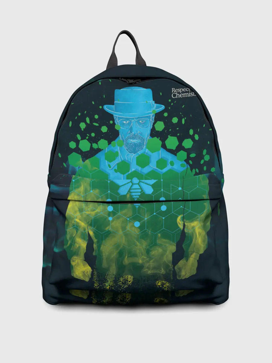 Рюкзак джинсовый / Уважай Химию