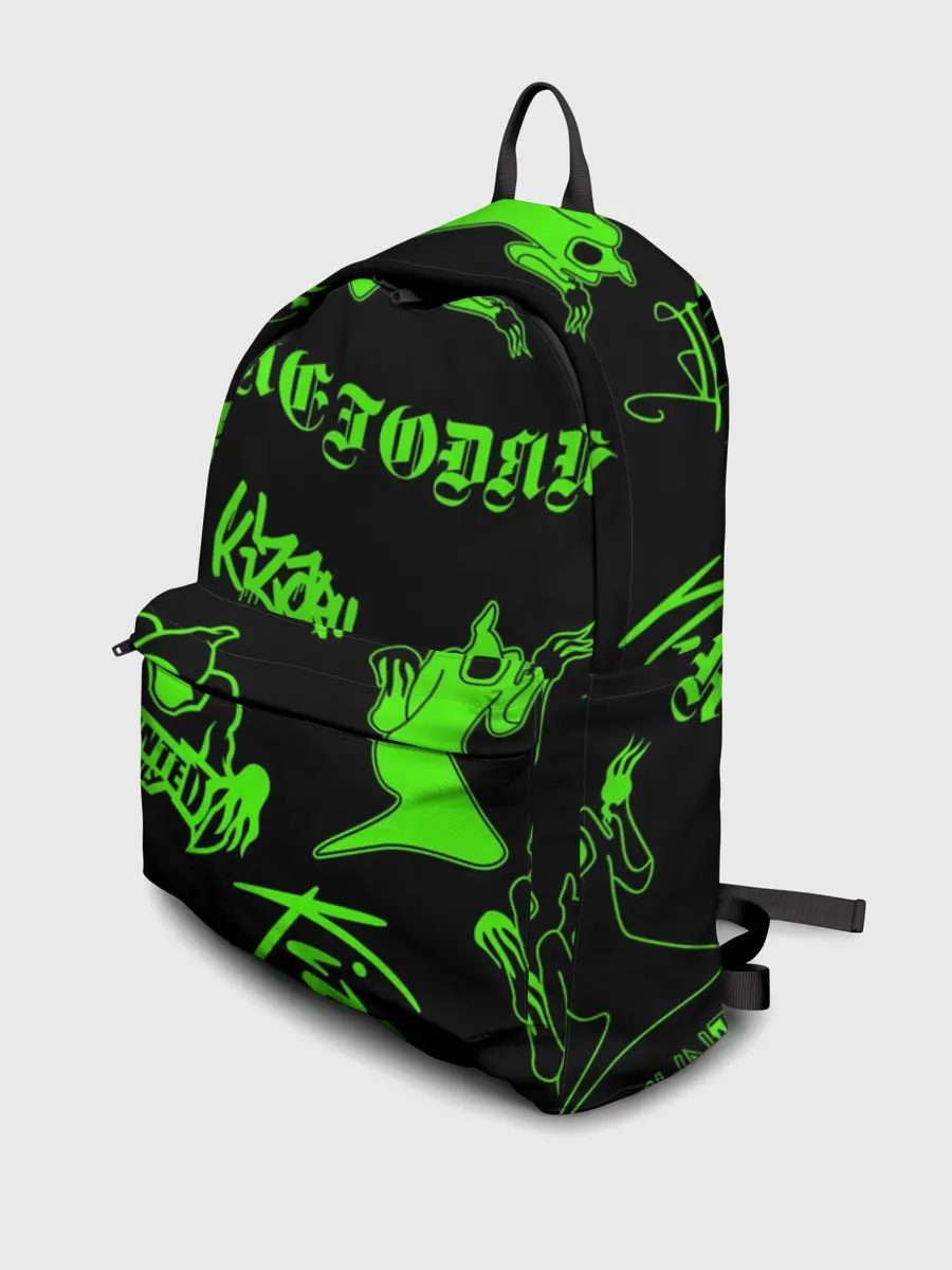 Рюкзак джинсовый / KIZARU / HAUNTED FAMILY