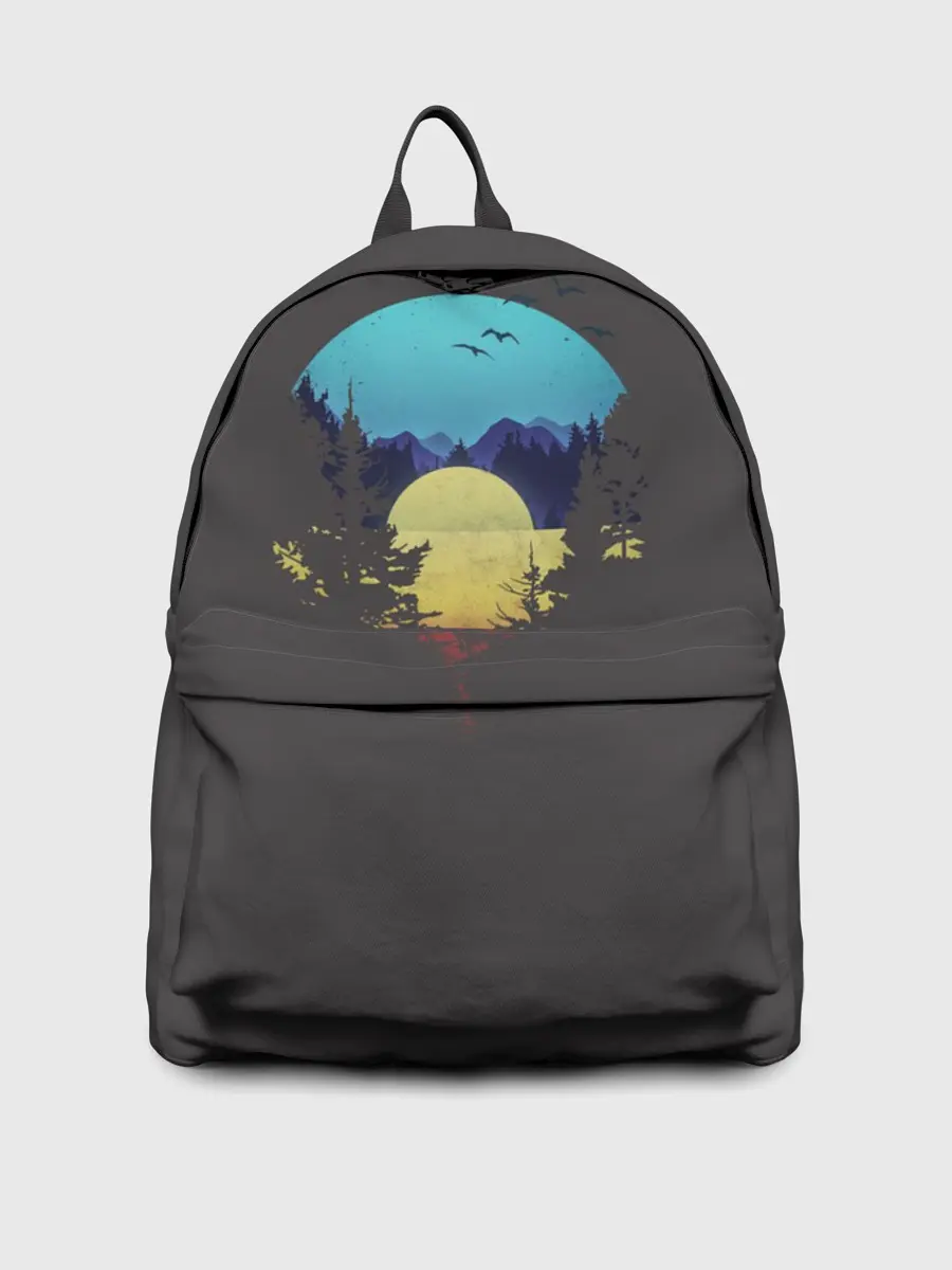 Рюкзак джинсовый / Закат