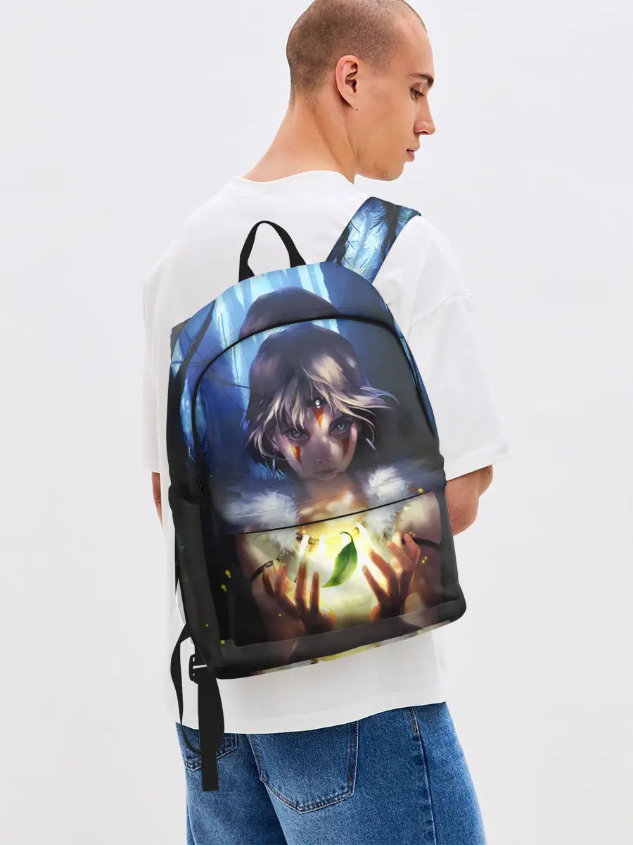 Рюкзак джинсовый / Принцесса Мононоке