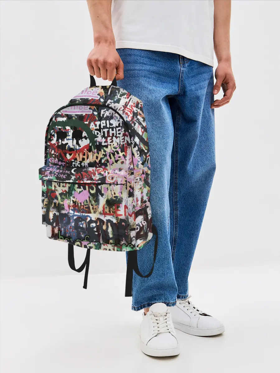 Рюкзак джинсовый / Street graffiti
