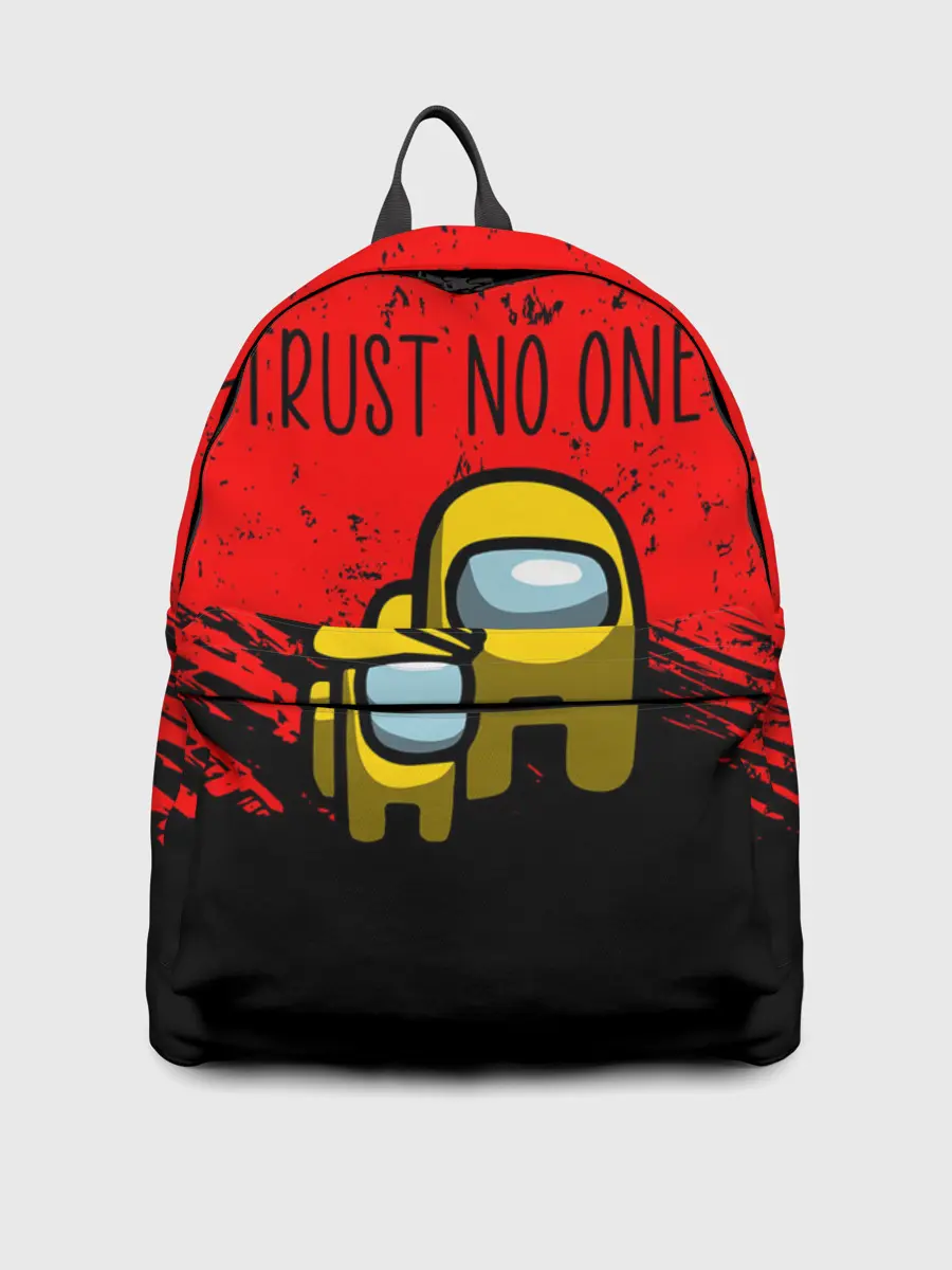 Рюкзак джинсовый / AMONG US - НЕ ВЕРЬ НИКОМУ