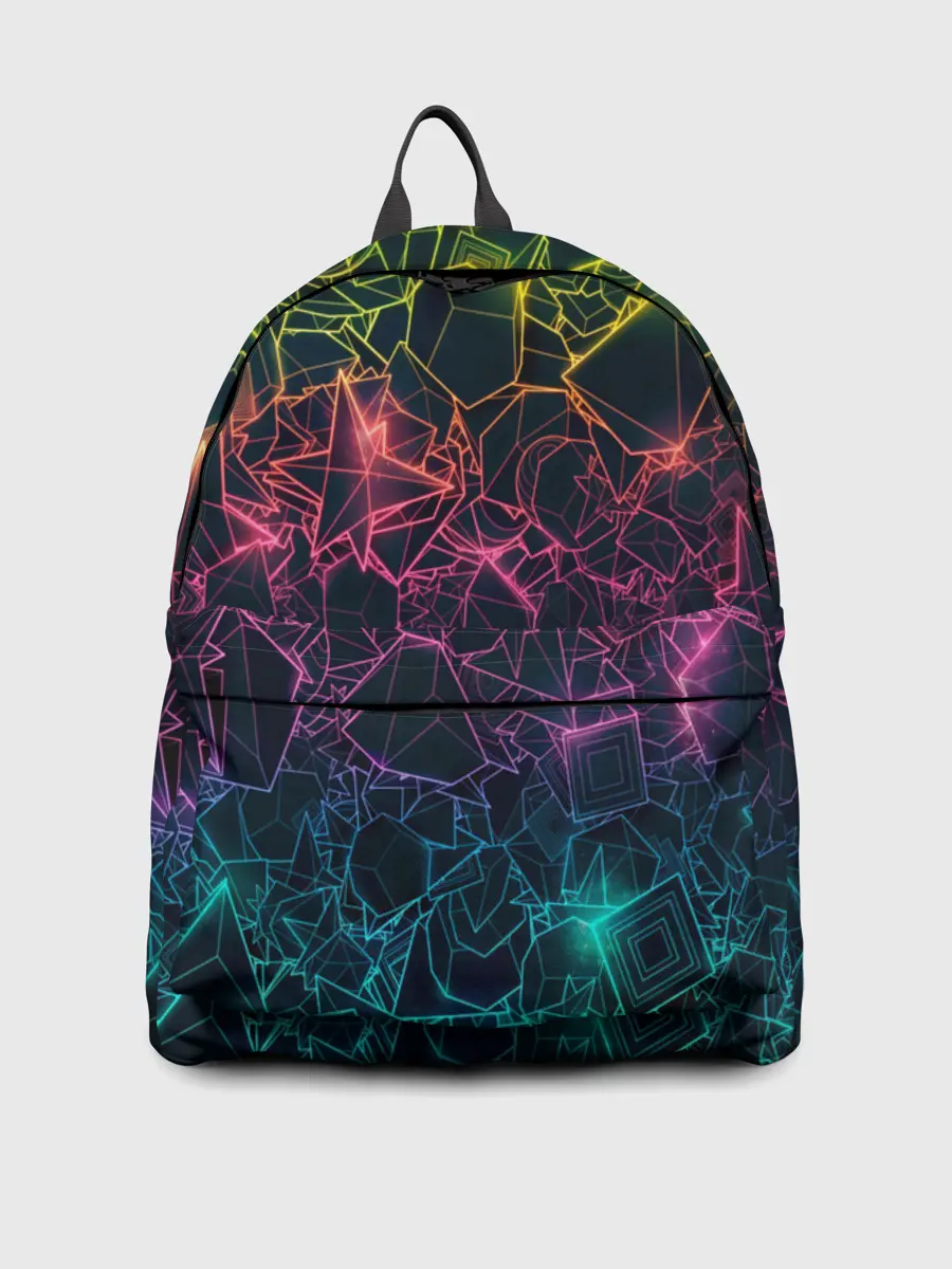 Рюкзак джинсовый / Клубная геометрия